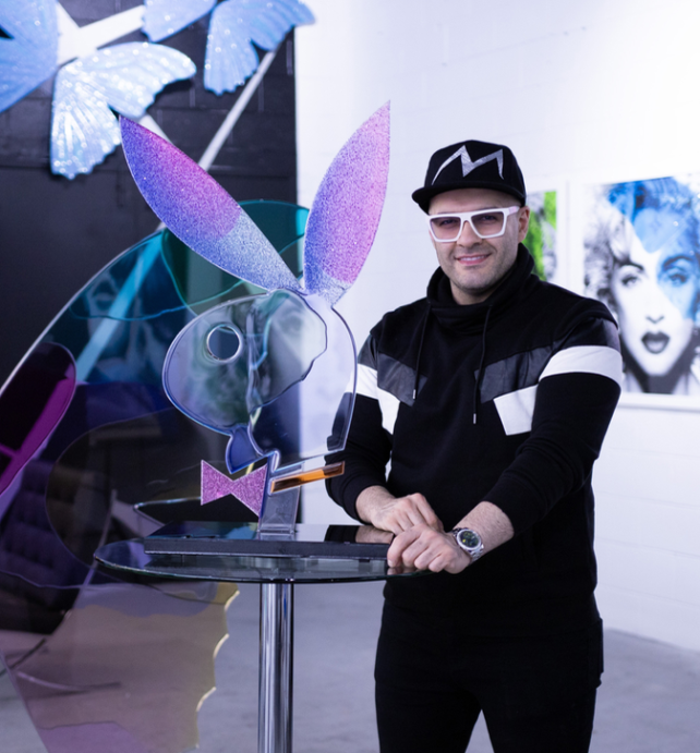 Max Jamali’s augmented reality butterfly artwork