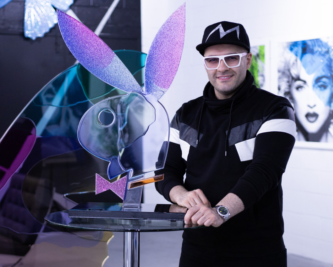 Max Jamali’s augmented reality butterfly artwork