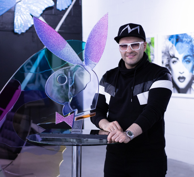 Max Jamali’s augmented reality butterfly artwork