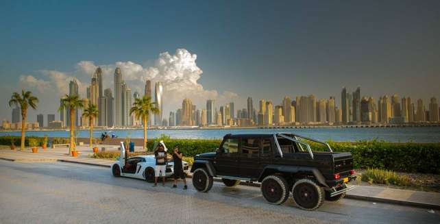 Mercedes-Benz G 63 AMG 6x6 featured in Dubai automotive coverage