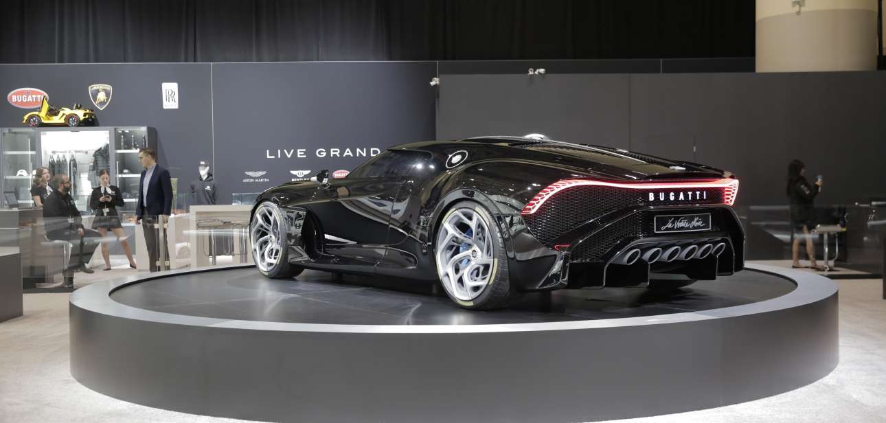 Bugatti La Voiture Noire in LAPSOFLUX automotive coverage