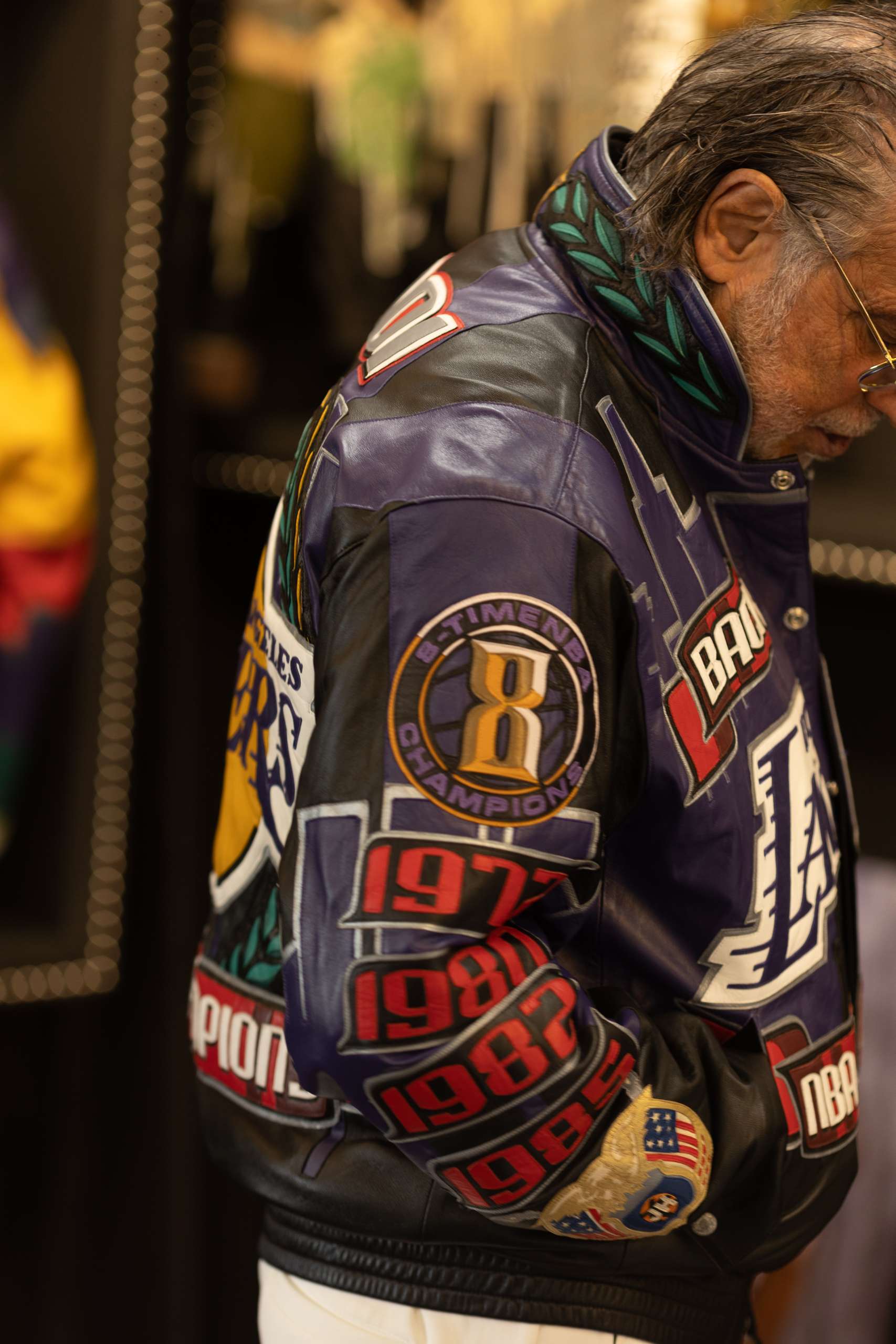 Jeff Hamilton photographed in a custom jacket for LAPSOFLUX