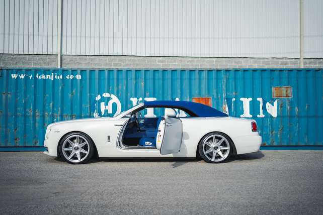 Custom luxury vehicle at Toyz Auto Art