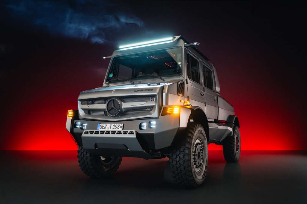 Mercedes benz special trucks präsentiert luxuriösesten unimog aller zeiten mercedes benz special trucks unveils the most luxurious unimog ever