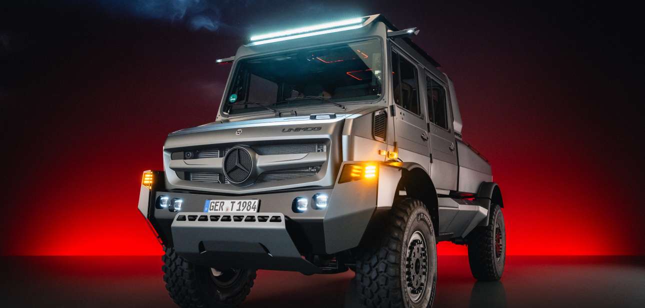 Mercedes benz special trucks präsentiert luxuriösesten unimog aller zeiten mercedes benz special trucks unveils the most luxurious unimog ever