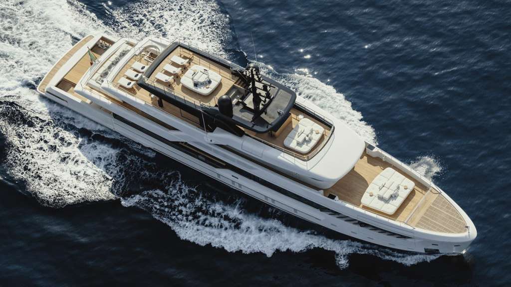 Contigo, formerly Almax: the Sanlorenzo 50Steel that became the world's first methanol fuel-cell superyacht. Photo: © Guillaume Plisson / Cecil Wright Contigo, formerly Almax: the Sanlorenzo 50Steel that became the world's first methanol fuel-cell superyacht. Photo: © Guillaume Plisson / Cecil Wright