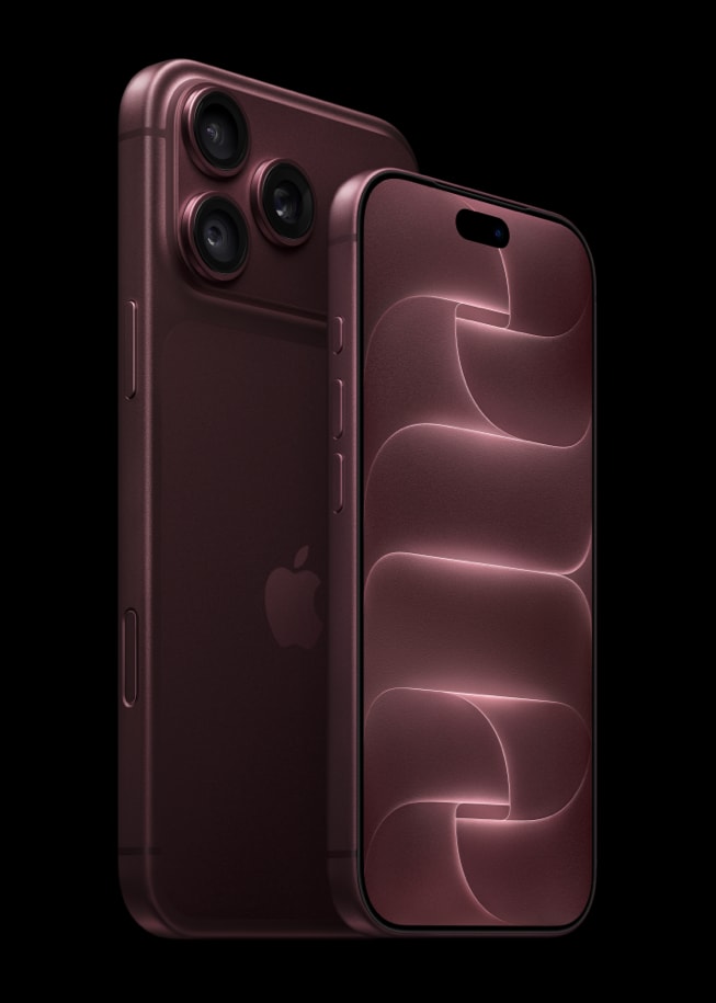 Front and rear views of iPhone 18 Pro and iPhone 18 Pro Max. Courtesy of Apple.