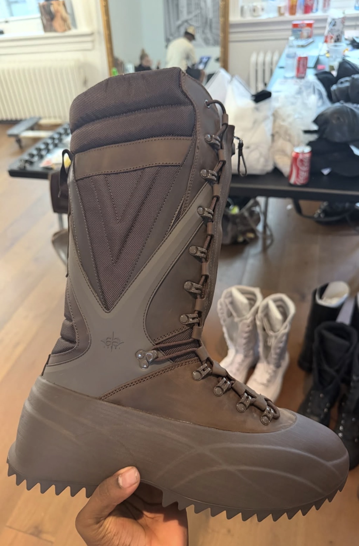Vivet boot detail shared by Kai Cenat on Instagram