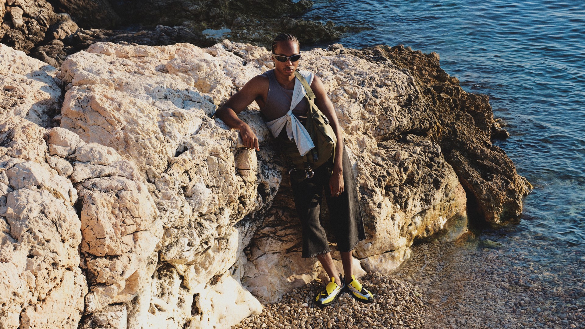 Pharrell Williams adidas VIRGINIA Watermoc campaign. Courtesy of adidas.