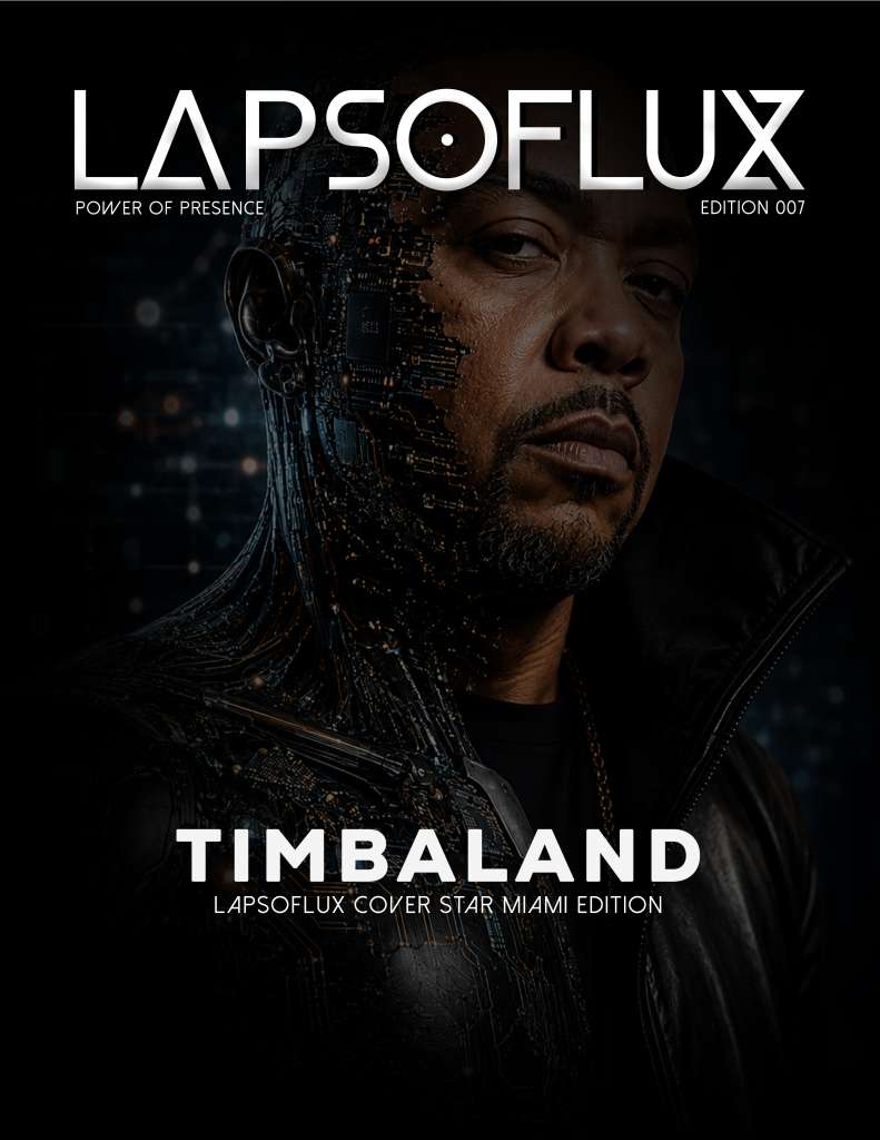 LAPSOFLUX Edition 007 magazine cover featuring Timbaland