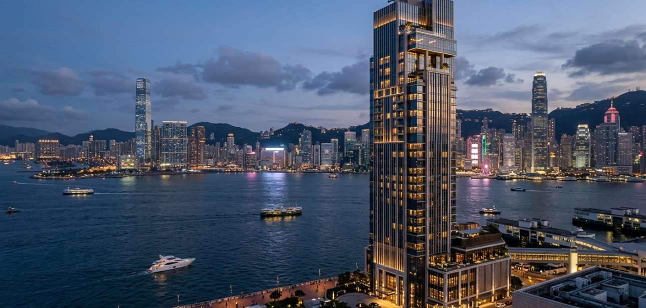 Rosewood Hong Kong overlooking Victoria Harbour