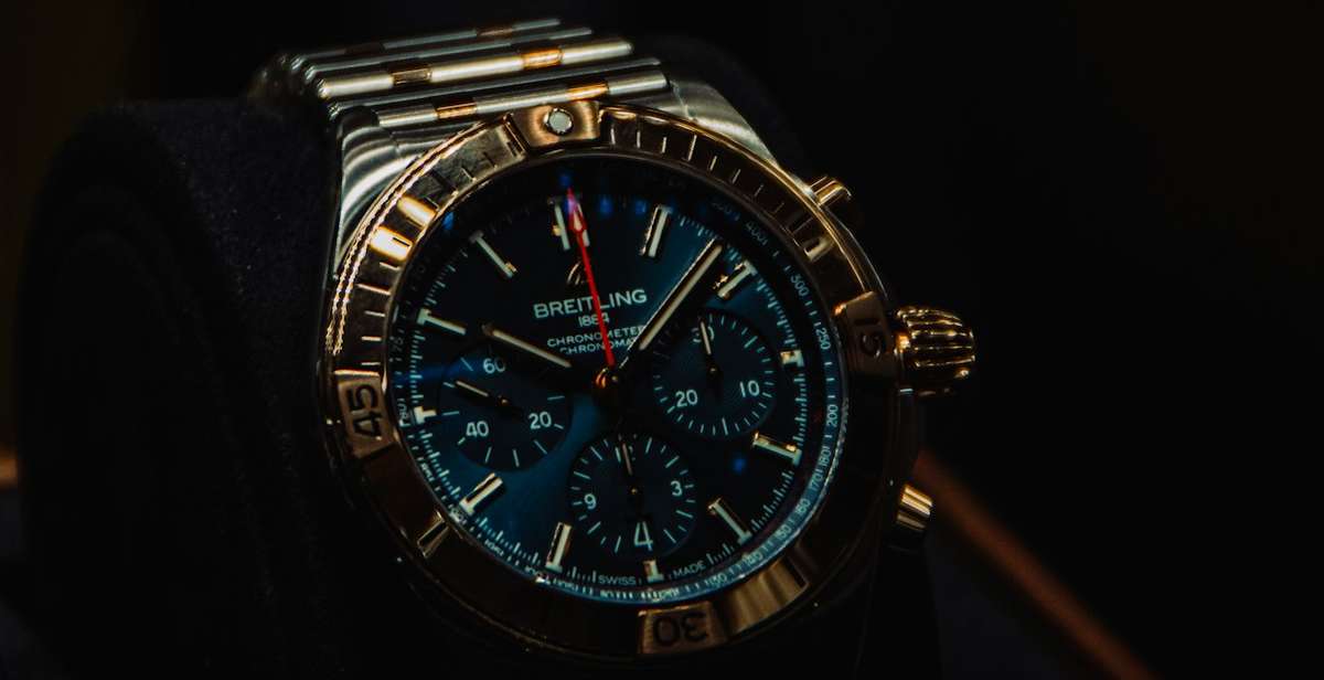 Illustrative photograph: chronograph watch close-up, accompanying LAPSOFLUX New York Watch Week 2026 coverage