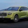 Bentley Torcal electric luxury SUV viewed from the front quarter
