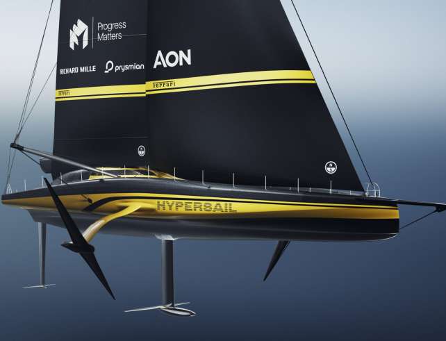 Ferrari Hypersail hero editorial photograph